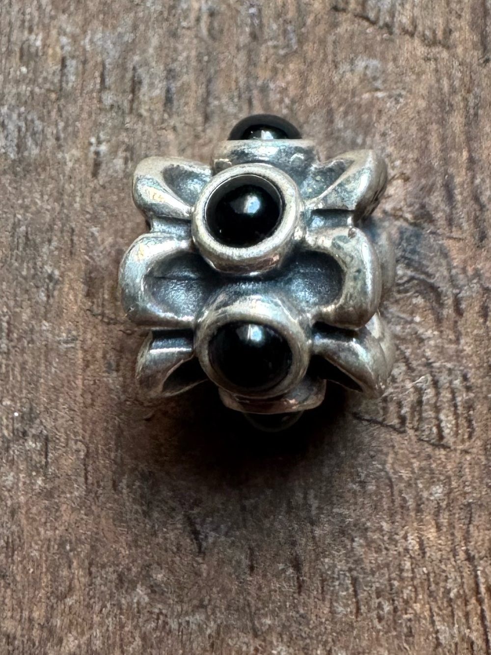 Pandora Forget Me Not Black Onyx